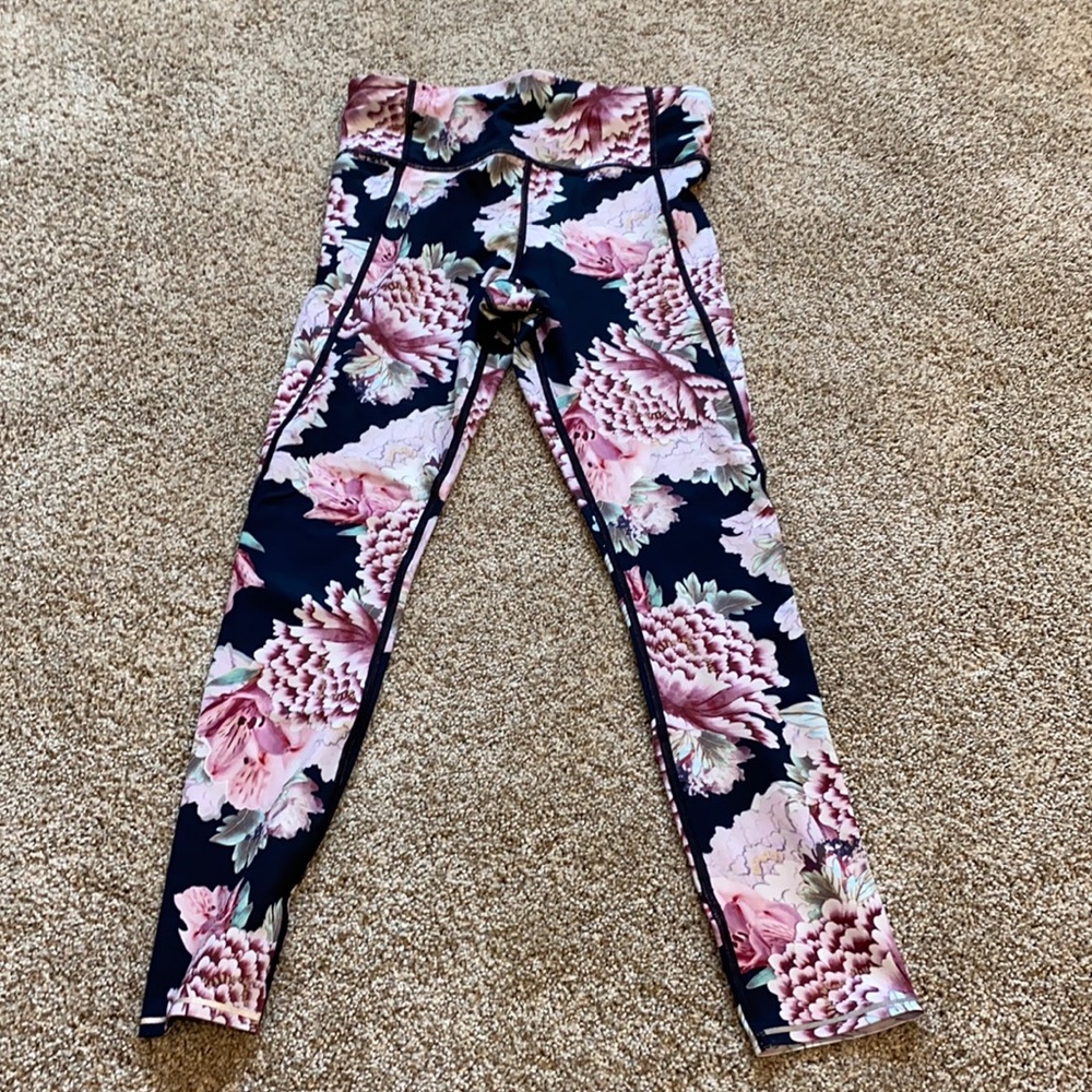 Athleta floral leggings